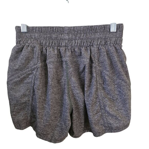 Lululemon Heather Gray Tracker Shorts Size 6 - Picture 3 of 5